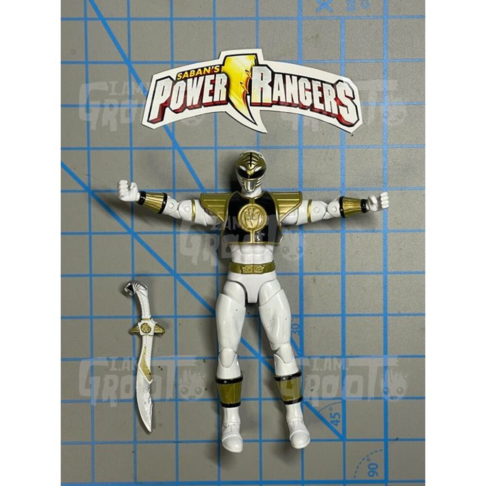 Power Rangers Legacy Collection White Ranger Figure Tommy MMPR Mighty Morphin A